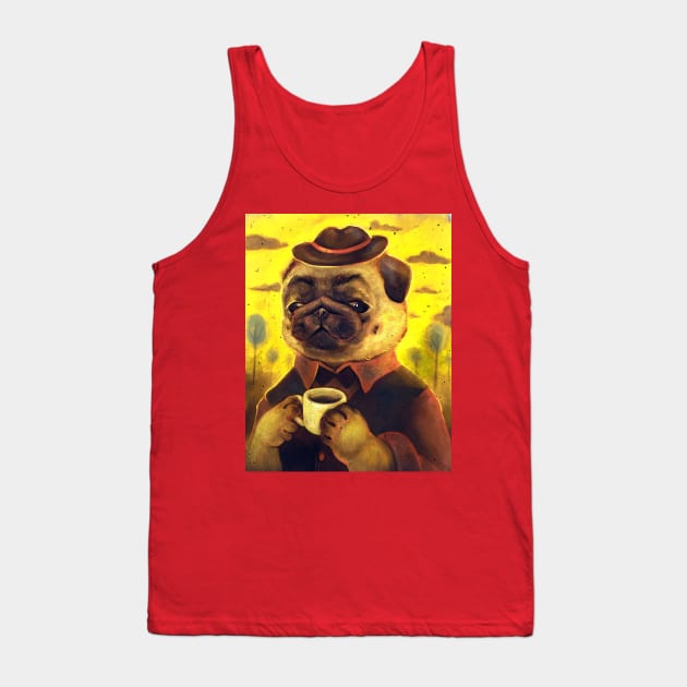 Mr. Pug Tank Top by selvagemqt